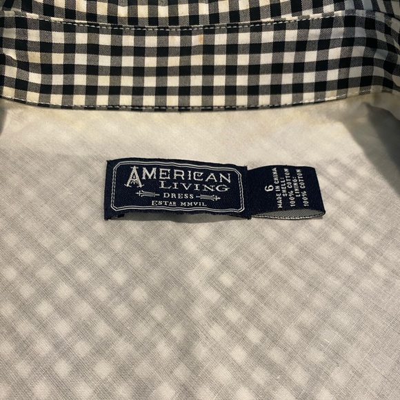 50’s Style American Living Black & White Gingham Dress - Picture 11 of 11